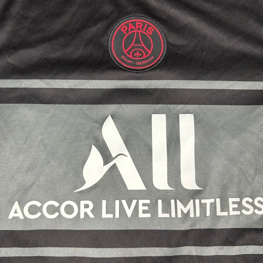 Nike Mens Black PSG Messi 30 Soccer Jersey Medium